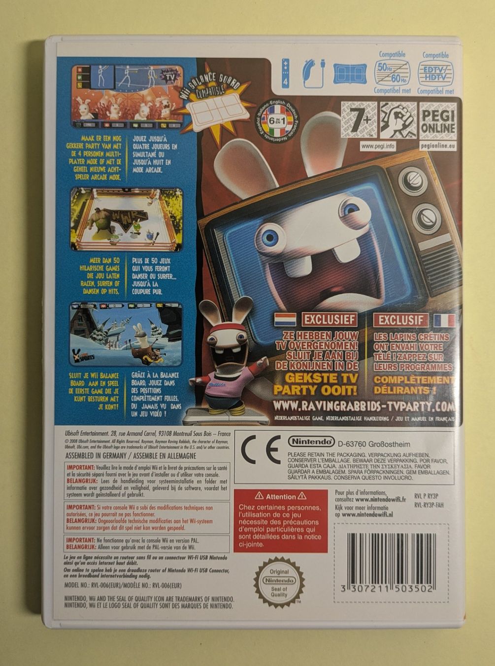 Nintendo Giochi: Rayman Raving Rabbits TV Party – Usato da Bubikon venduto da el-ectronico 1