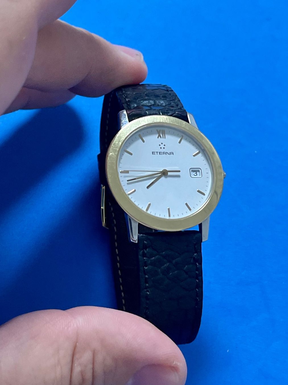 Omega Luxusmarkenuhren: ETERNA VINTAGE HERREN UHR mega selten – Gebraucht aus Goldach von  7