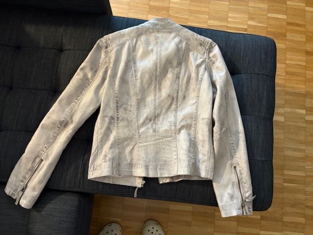 Acerbis Jacken: Lederjacke, AJC,  hellgrau, Jeanslook, Dame, Gr. XS-S – Gebraucht aus Uster von sanura01 2