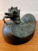 Gross! Burma Asia Indien Sakral Artisanal Bronze Antik?