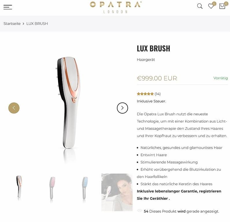 Gesichtspflege: Opatra Lux Brush NEU u ungebraucht! – Gebraucht aus Küsnacht ZH von Mappel