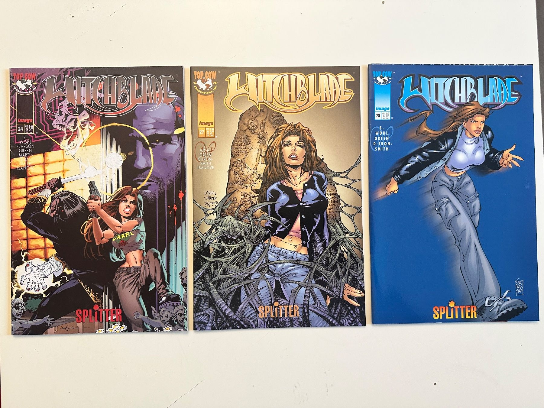 Fumetti: WITCHBLADE 3er Lot Band 24, 27, 29 - SPLITTER – Usato da Münsingen venduto da Ganjam