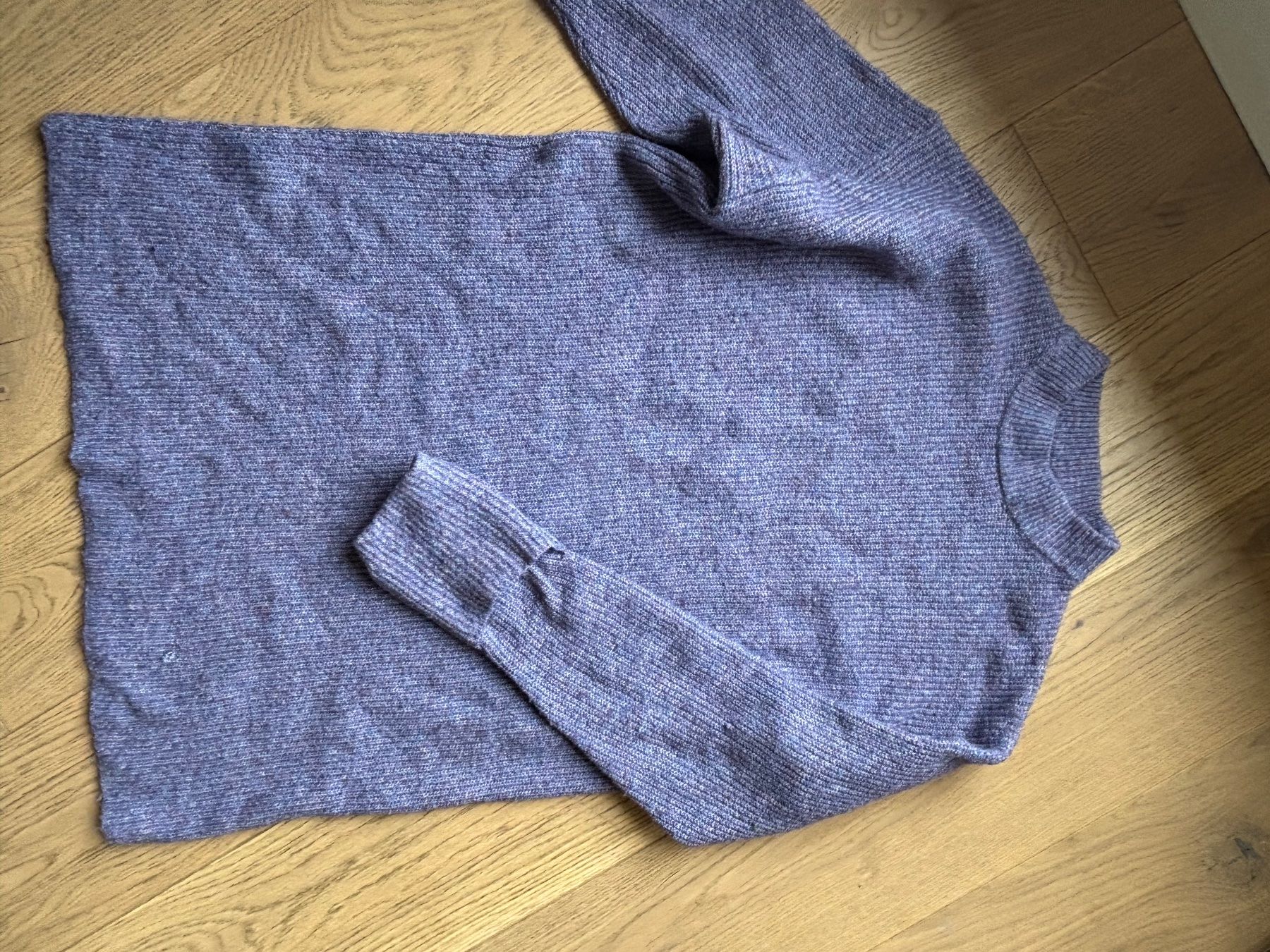 Zara Maglioni & Felpe: Pull long en maille lilas Zara – Usato da Genève venduto da bha_jcf5 2