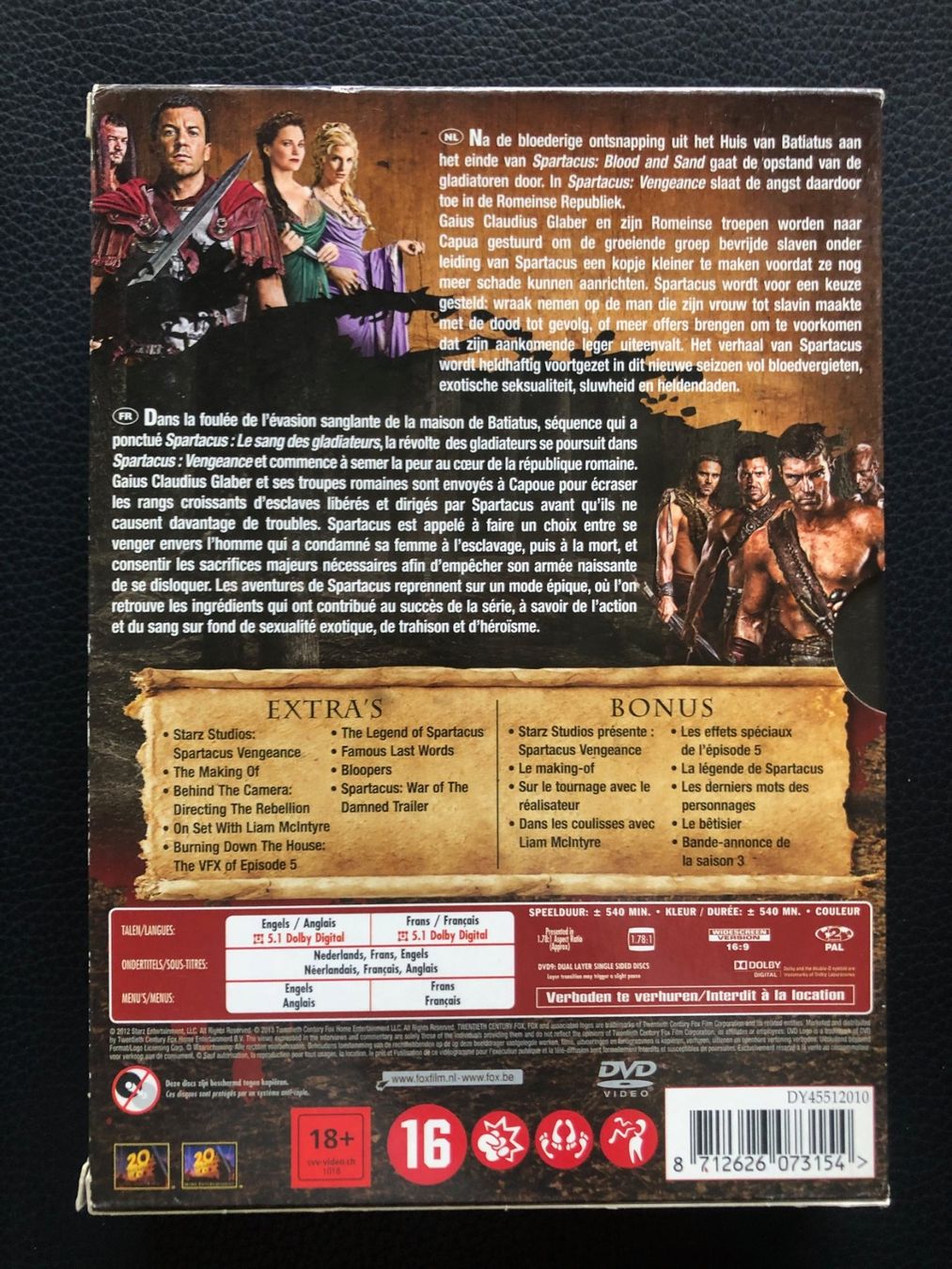 Tutti i DVDs: DVD - Spartacus - Vengeance - Intégrale – Usato da Haute-Nendaz venduto da photoksar 1