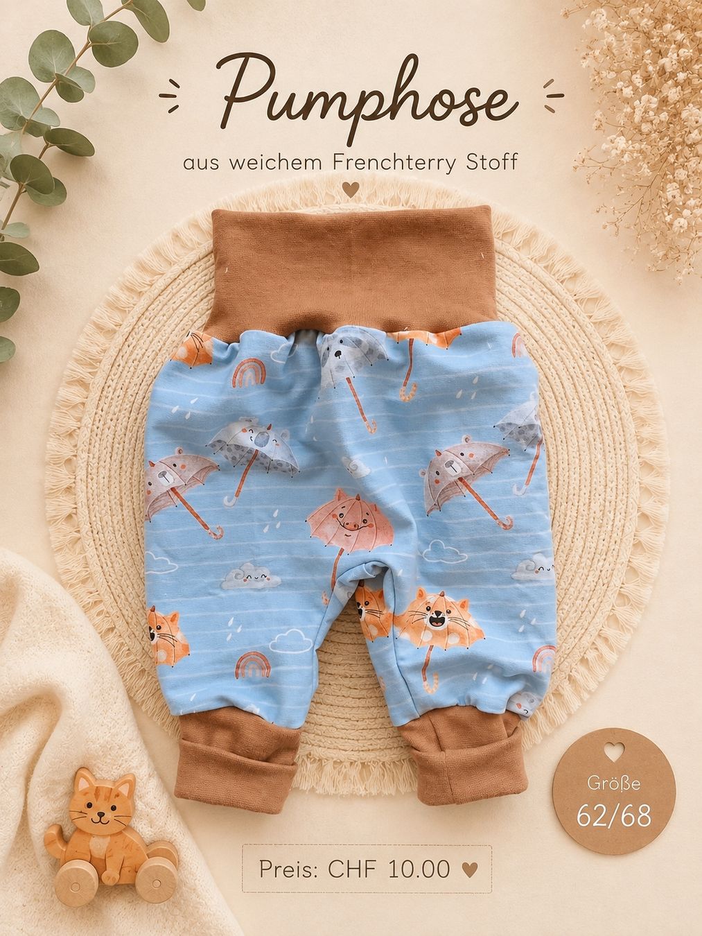 Pantaloni: Pumphose Pumphösli 62/68 – Nuovo (secondo la descrizione) da Obersteckholz venduto da _fplady_