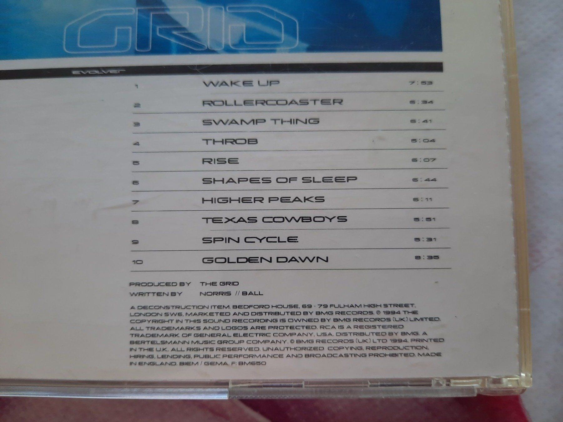 CDs: CD Grid - Evolver (Techno 1994) – D'occasion à Pully par bro_n52j 2