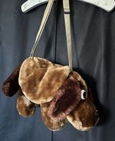 Vintage Heunec Plush Dog Shoulder Bag - Cute & Cosy!
