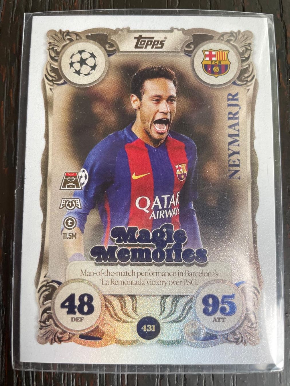 Topps Sammelbilder & Trading cards: Match Attax Neymar Junior Magic Memories 431 – Neu (gemäss Beschreibung) aus Zürich von migueldelrios