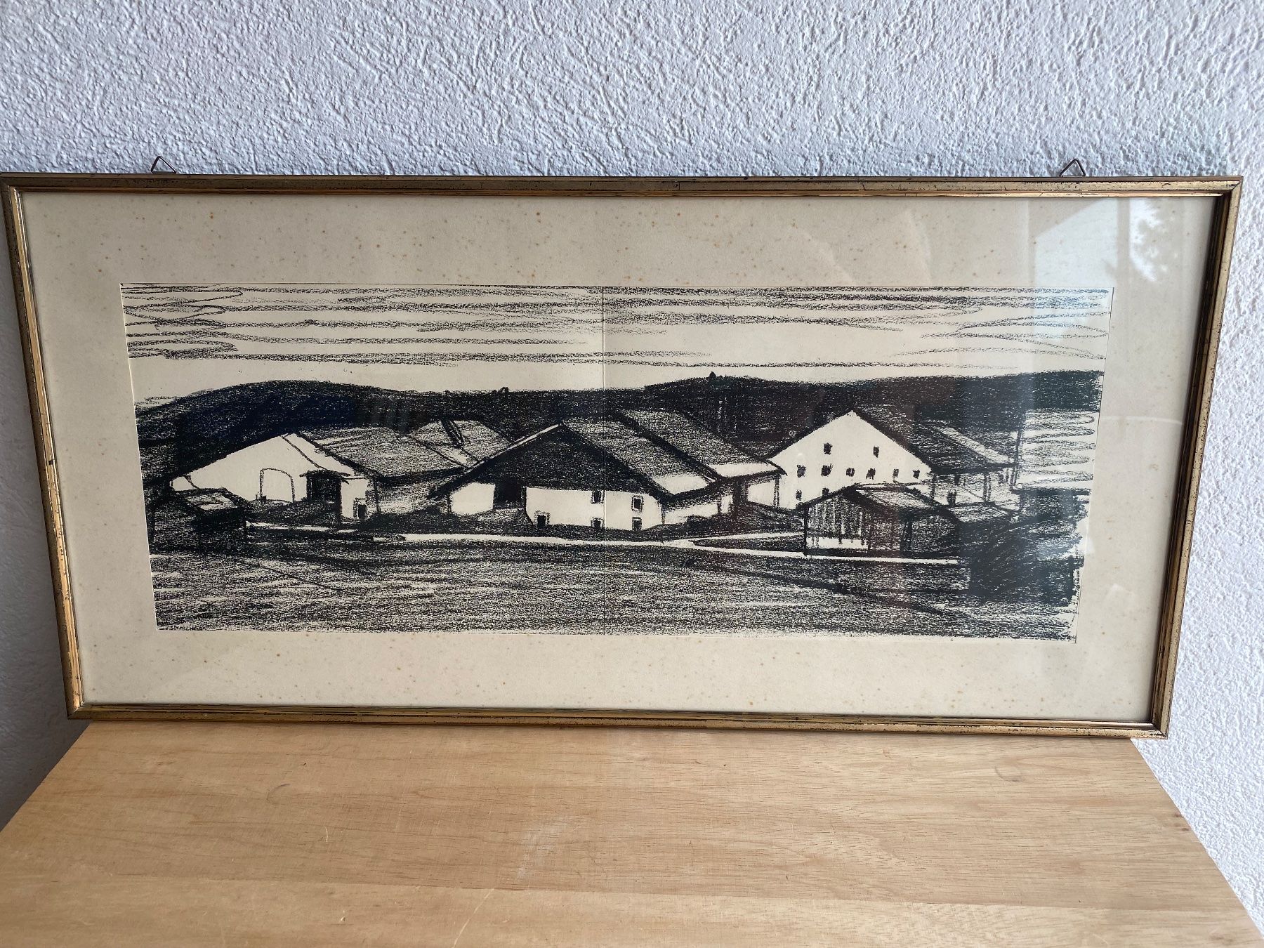 Arts picturaux & lithographies: Bild Lithographie, ggf. von Albert Schneider, Bauernhaus – D'occasion à Burgdorf par gre_2ftz