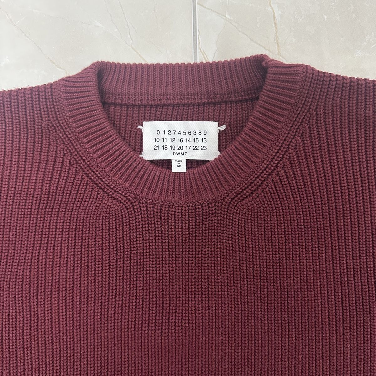 Maison Margiela Maglioni & Felpe: MM Pullover bordeaux Grösse 48 – Nuovo (secondo la descrizione) da Frenkendorf venduto da a_1999 1