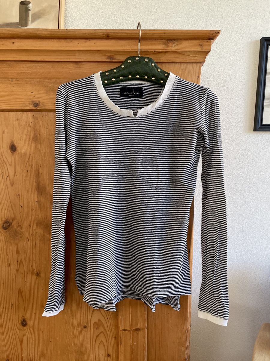 T-shirt: Liebeskind | Longsleeve | gestreift | Gr. S | Leinen – Usato da Zürich venduto da samira12382 1