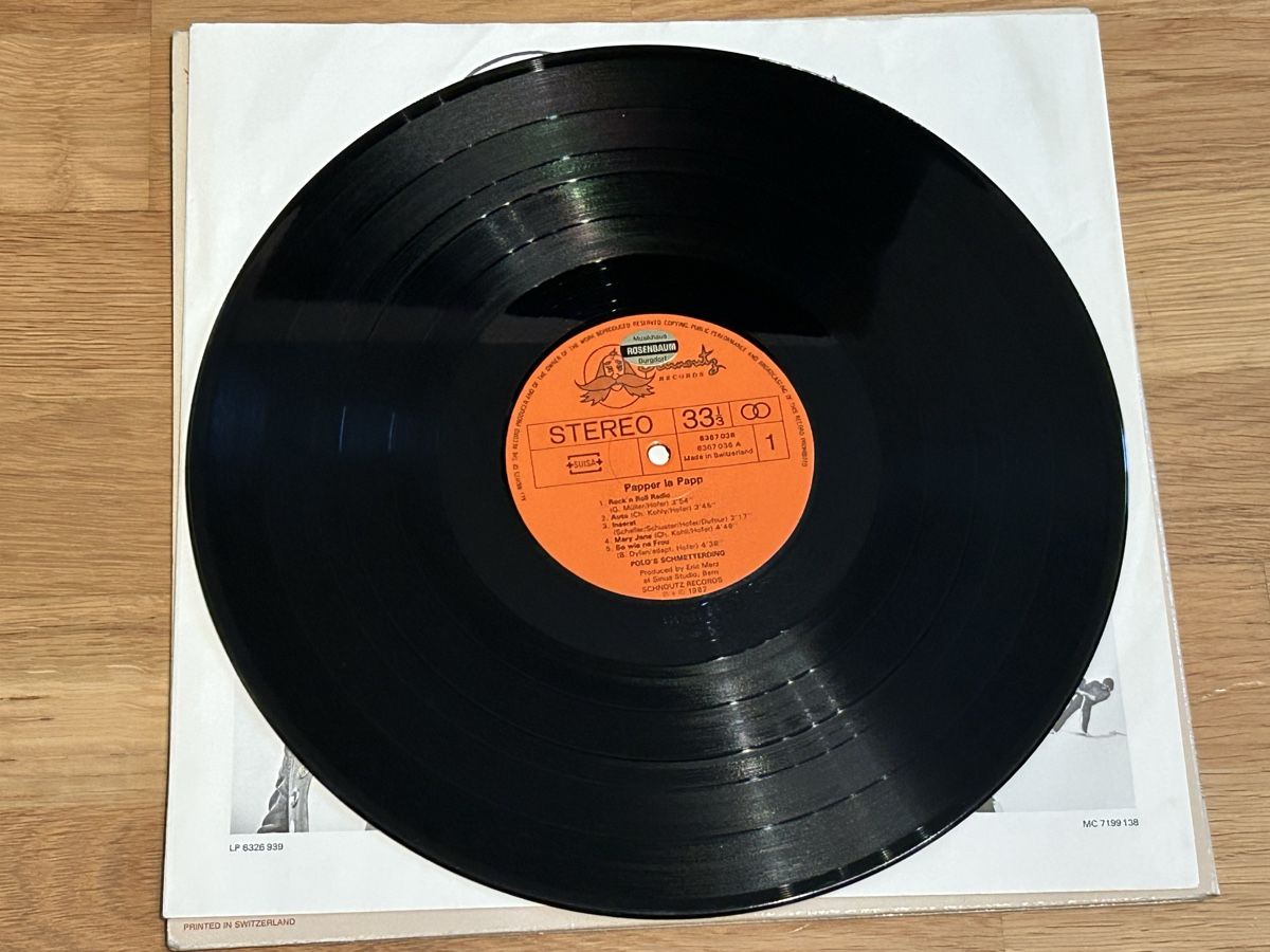 Dischi in vinile: Polo Hofer. 1982. Papper La Papp – Usato da Faulensee venduto da Mizuno06 6