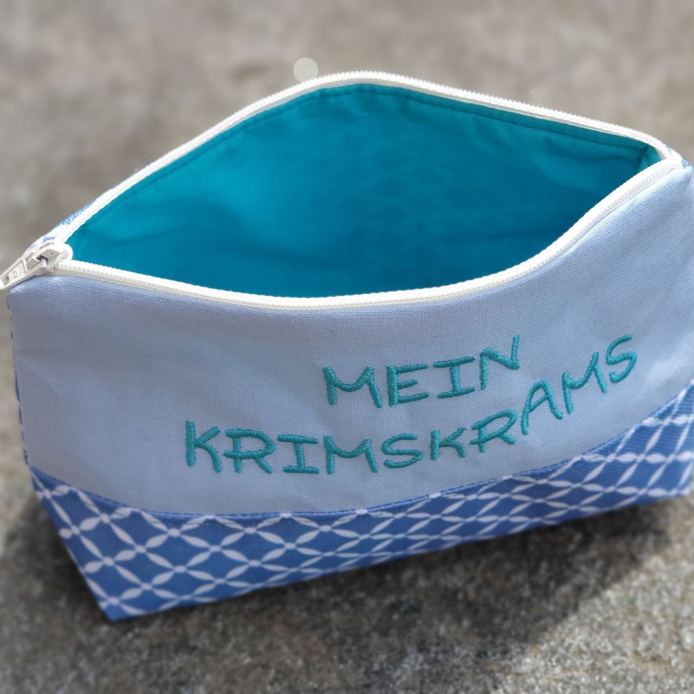 Kosmetikkoffer: Necessaire Kosmetiktäschchen "Mein Krimskrams" Geschenkidee – Neu und originalverpackt aus Arbon von fil_d.Ariane 1