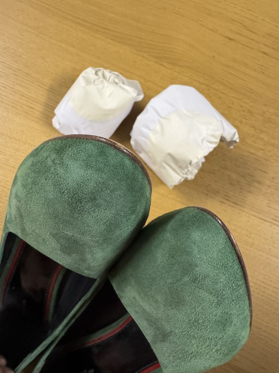 Celine Scarpe da donna: Celine green suede leather wedges, size 39 – Usato da Zürich venduto da EShopping81 9
