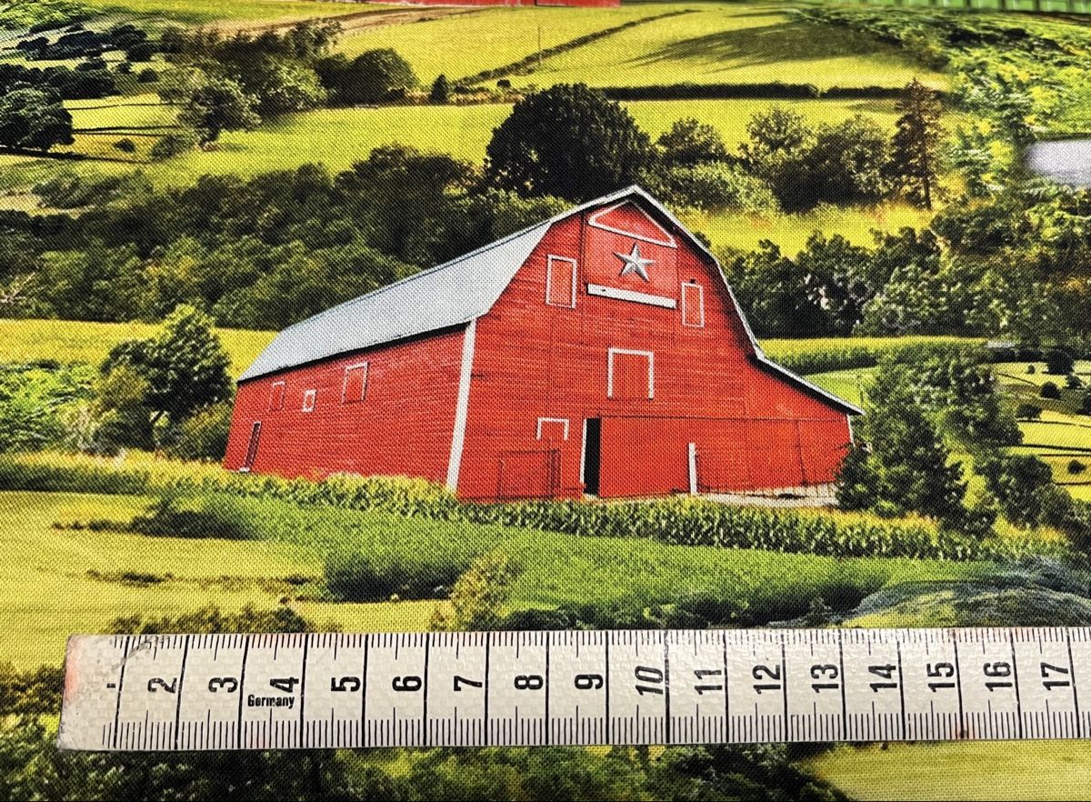 Tissus: Patchworkstoff Farmerhäuser – Neuf (Voir description) à Seuzach par KreativmitStoff 2