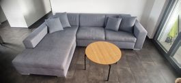 Canapé d'angle +table basse 