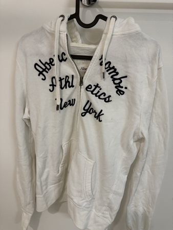 Abercrombie & Fitch Kapuzenjacke weiss Grösse L