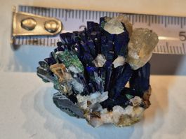 Azurit Malachit Mineralien Stufe Kristall Kristallissation