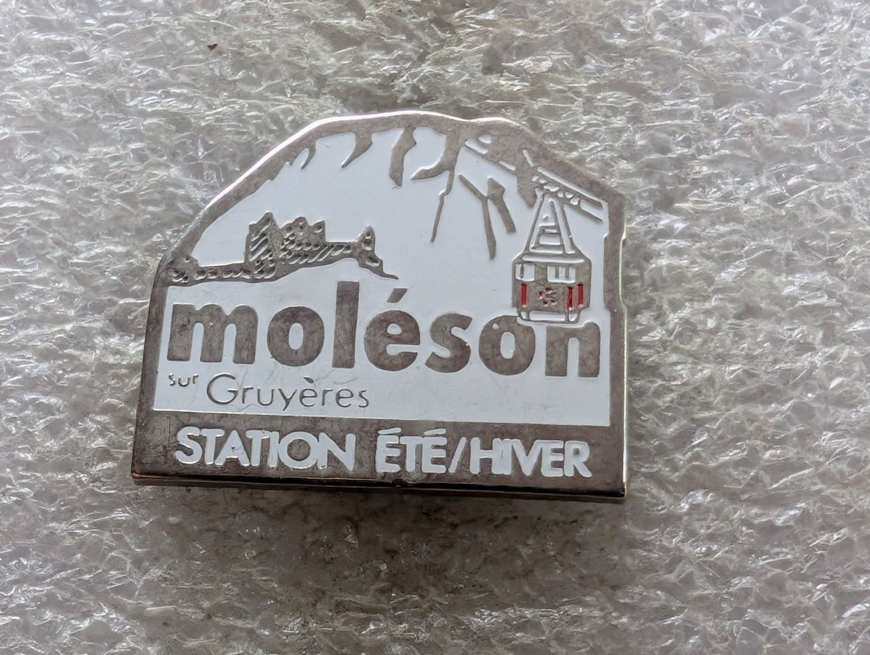 Placchette & Badge: Ansteckpin 218: Moleson – Usato da Oppligen venduto da Pin-Fall-Shop