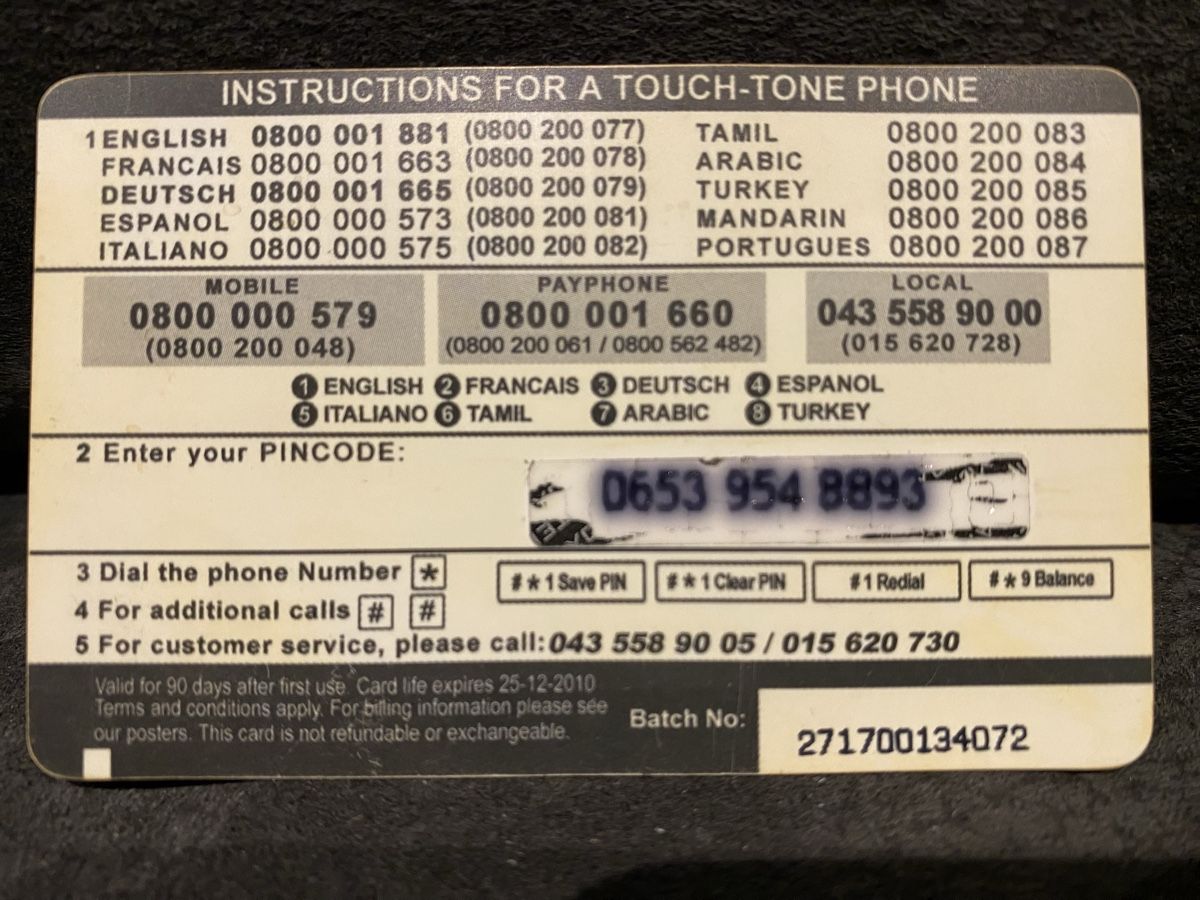 Schede telefoniche: Carte – Usato da Lausanne venduto da babacard10 1