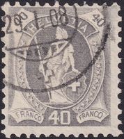 89A, fehlerfrei mit Signatur Kurt Lörtscher, Kat: 300.-+
