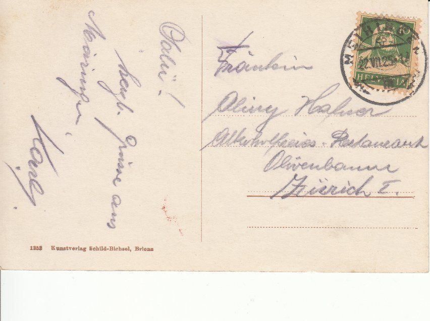 Cartes postales: Meiringen 1925 – D'occasion à Bürglen TG par StampGraf 1