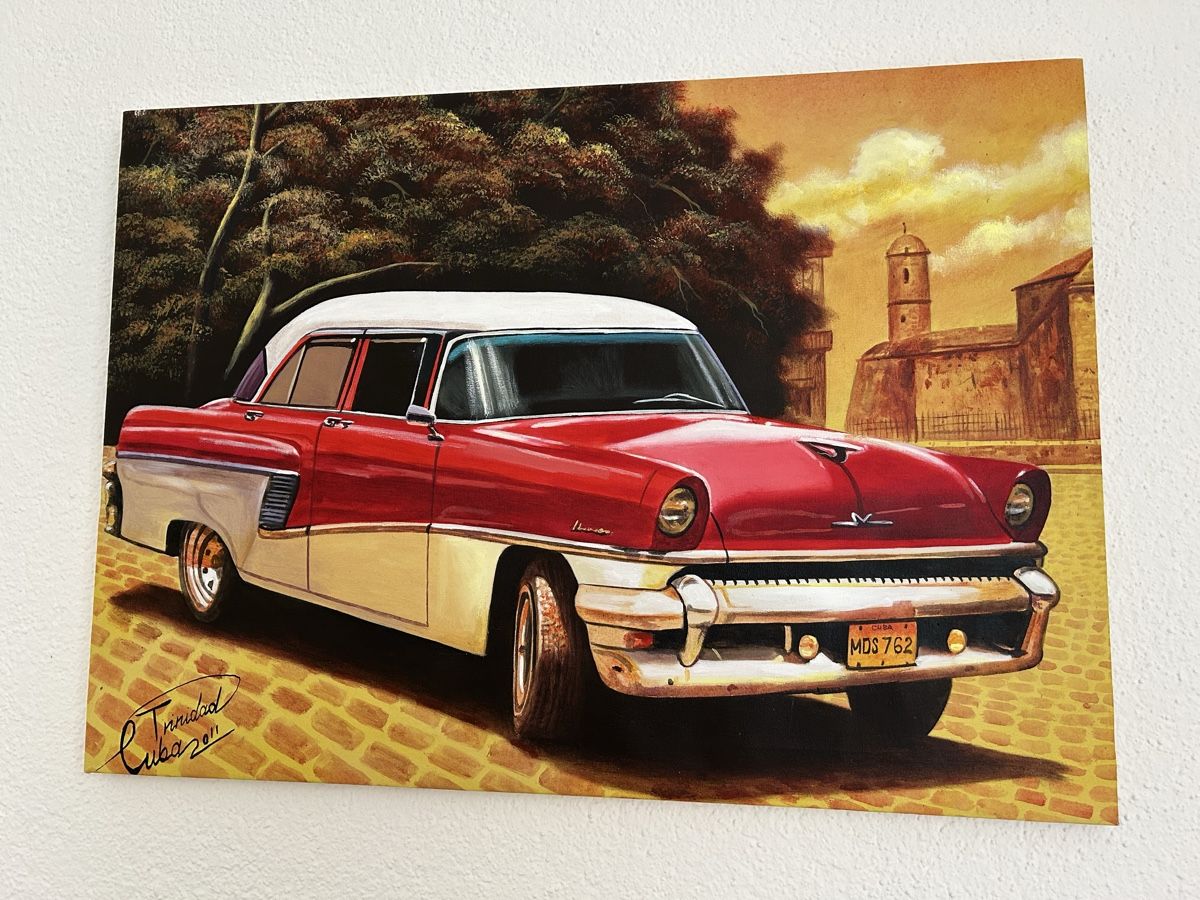 Poster & Bilder: Leinwandbild “Cuba Oldtimer” – Gebraucht aus Schliern b. Köniz von den_57hf