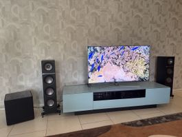 KEF Q700 Standlautsprecher + KEF Kube 12b Subwoofer