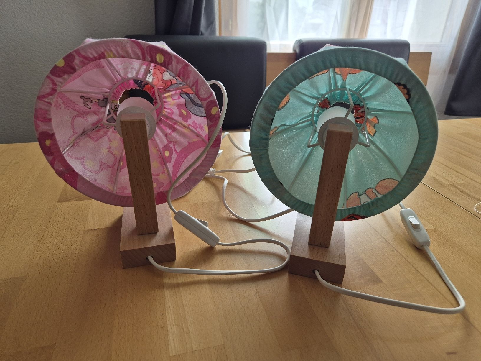 Lampade: 2 Kinder Nachtischlampen – Usato da Vilters venduto da Fleiflomi 1