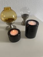 2 kleine Windlichter & 2 kleine Kerzenständer