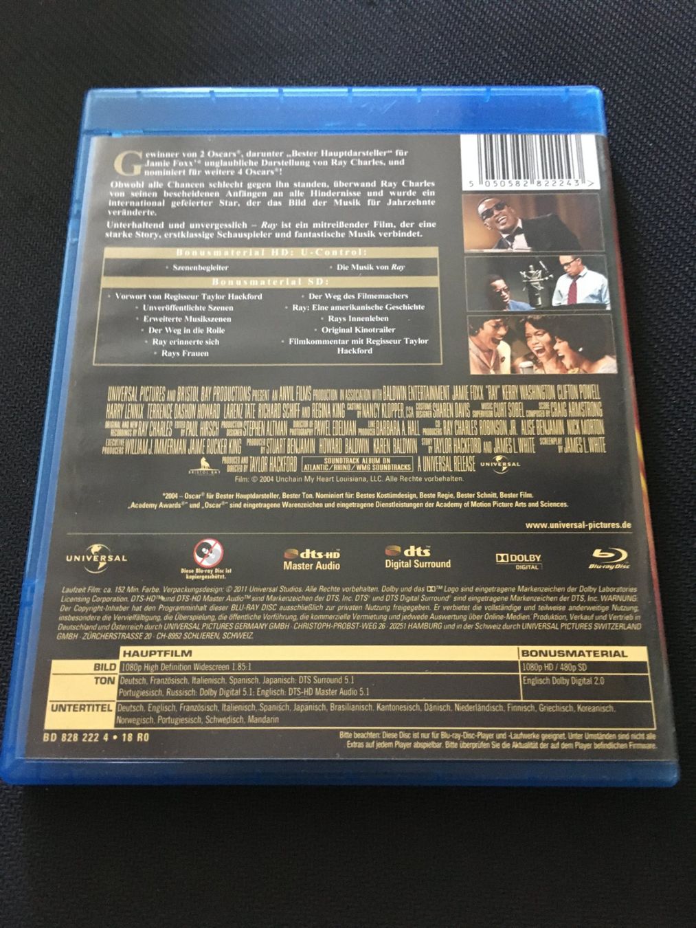 Tutti i DVDs: Jamie Foxx: Ray [Blu-ray] – Usato da St.Gallen venduto da MedienJoe 1