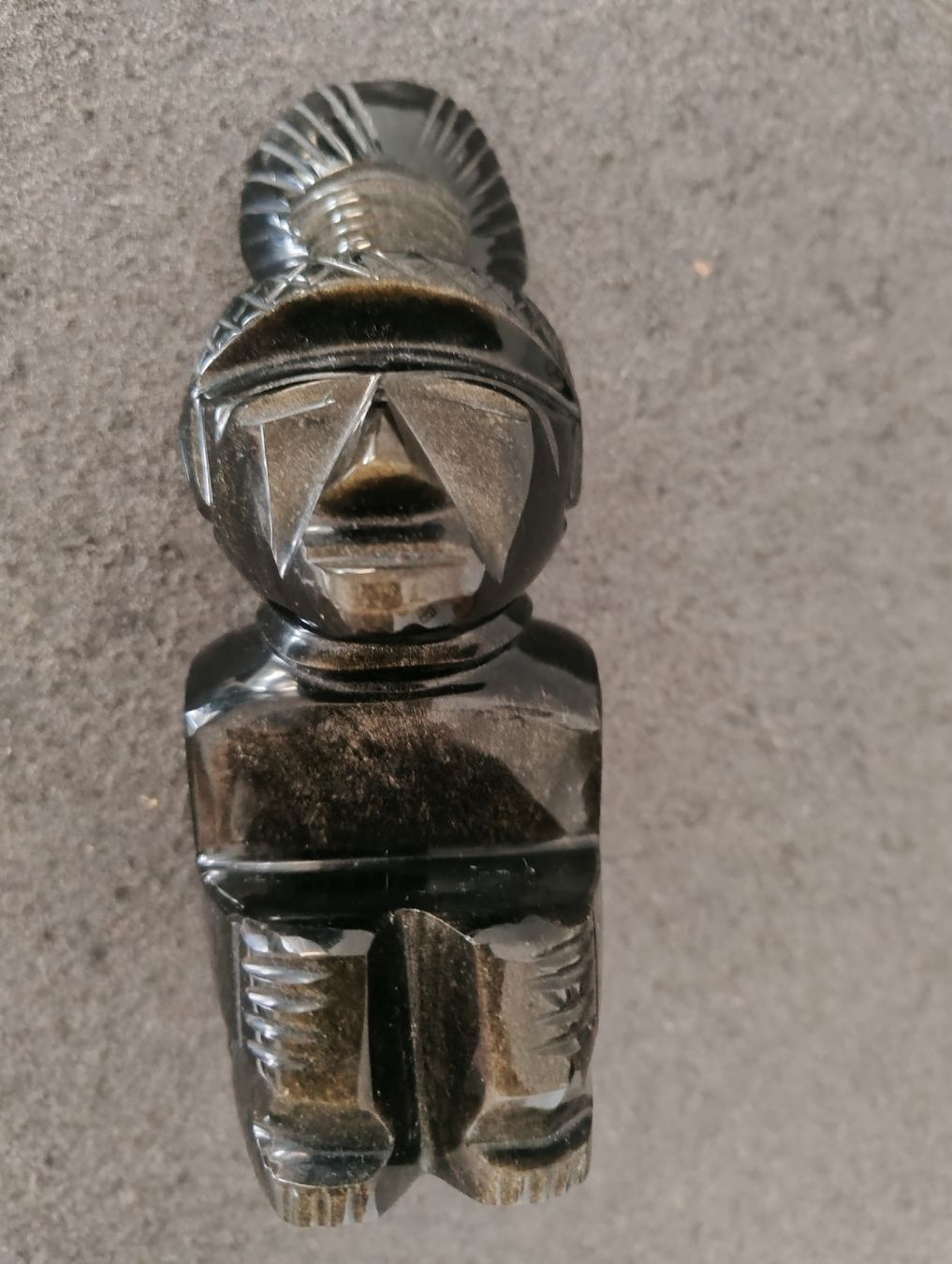 Mineralien & Heilsteine: Obsidian Figur,Handarbeit,655g – Gebraucht aus Zürich von flolo 2