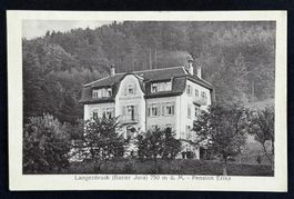 ANSICHTSKARTE LAGENBRUCK BASLER JURA PENSION ERIKA