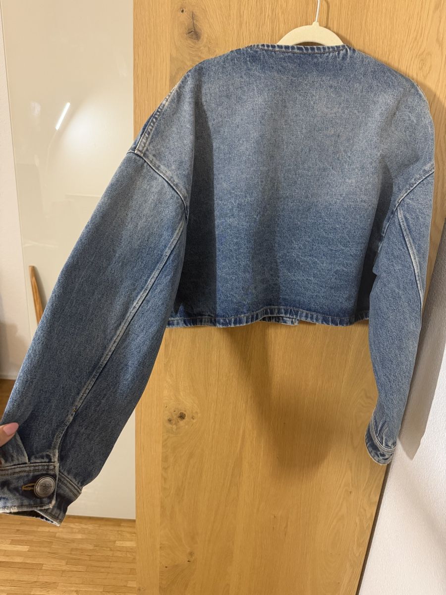 Prada Giacche: PRADA cropped denim jacket gr. IT 42 (S/M) – Nuovo e nell'imballaggio originale da Pfäffikon SZ venduto da happy.life 2