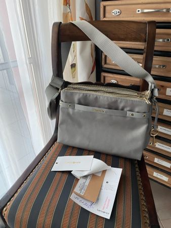 Samsonite Umhängetasche grau-grün