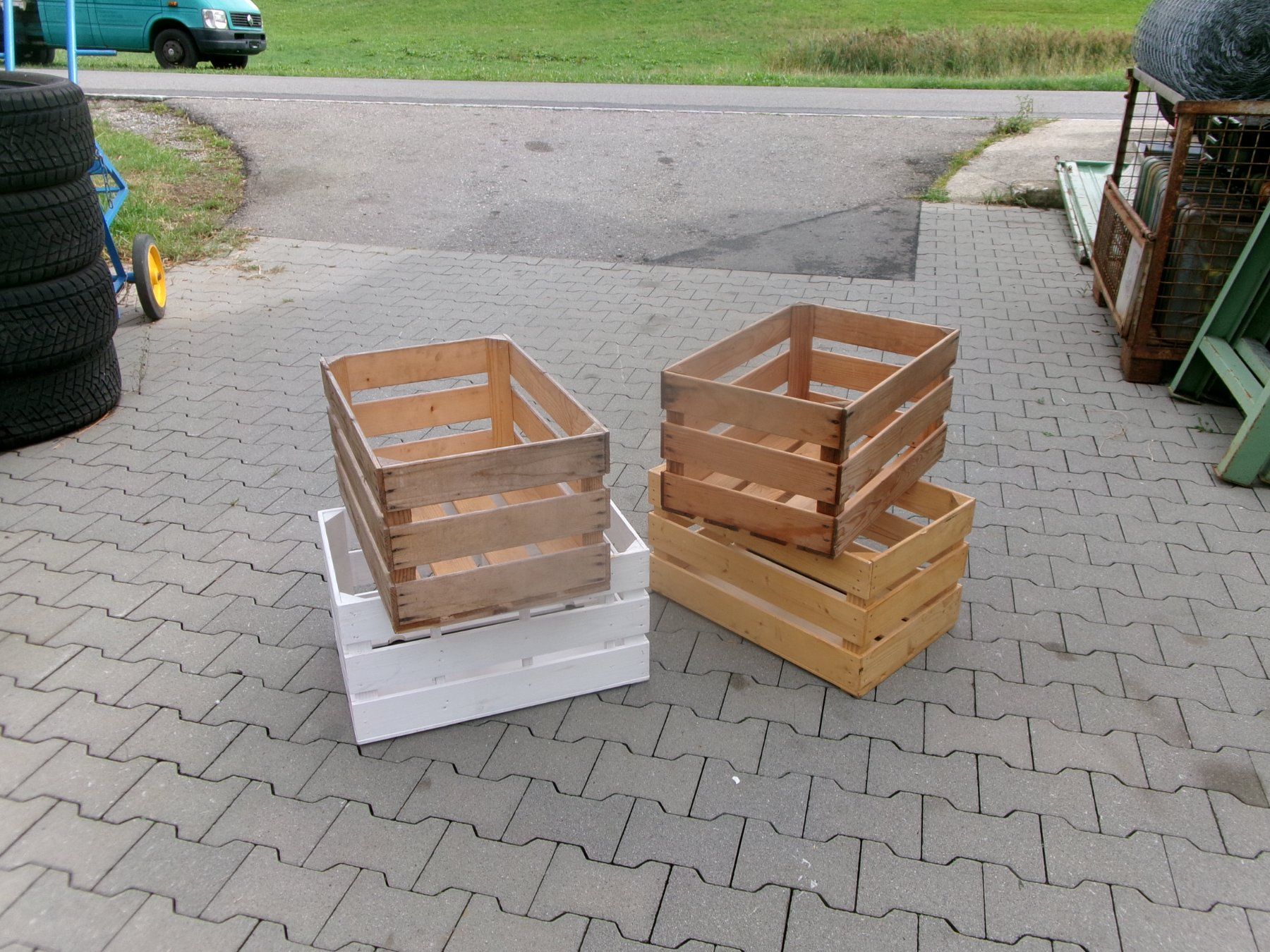 Caisses de transport: Holz -Obstharasse -  Ernte -Gebinde - – D'occasion à Eschenbach SG par GM-29