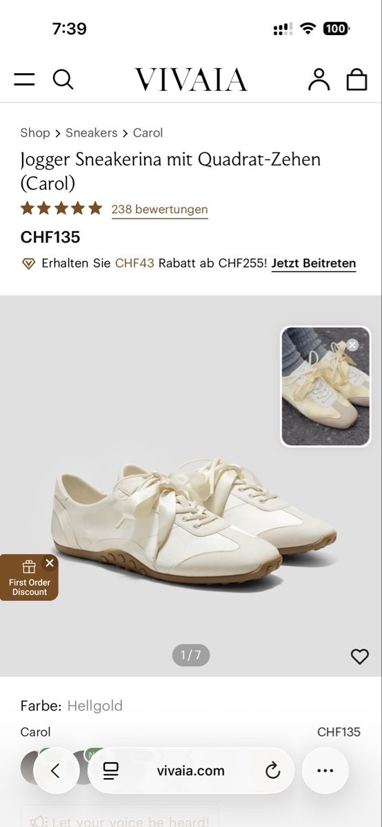 Vivaia Scarpe da donna: Sneaker / Ballet Flat Combo from Vivaia – Nuovo e nell'imballaggio originale da Zürich venduto da rya_dqj9
