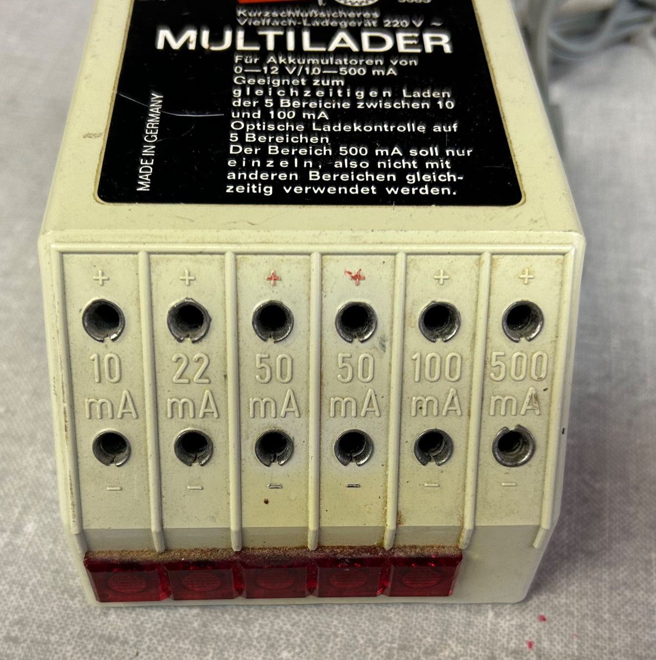 Caricatori & Batterie: Graupner Multilader - Best.-Nr- 3685 – Usato da Schaffhausen venduto da ROCAMECANICA 2