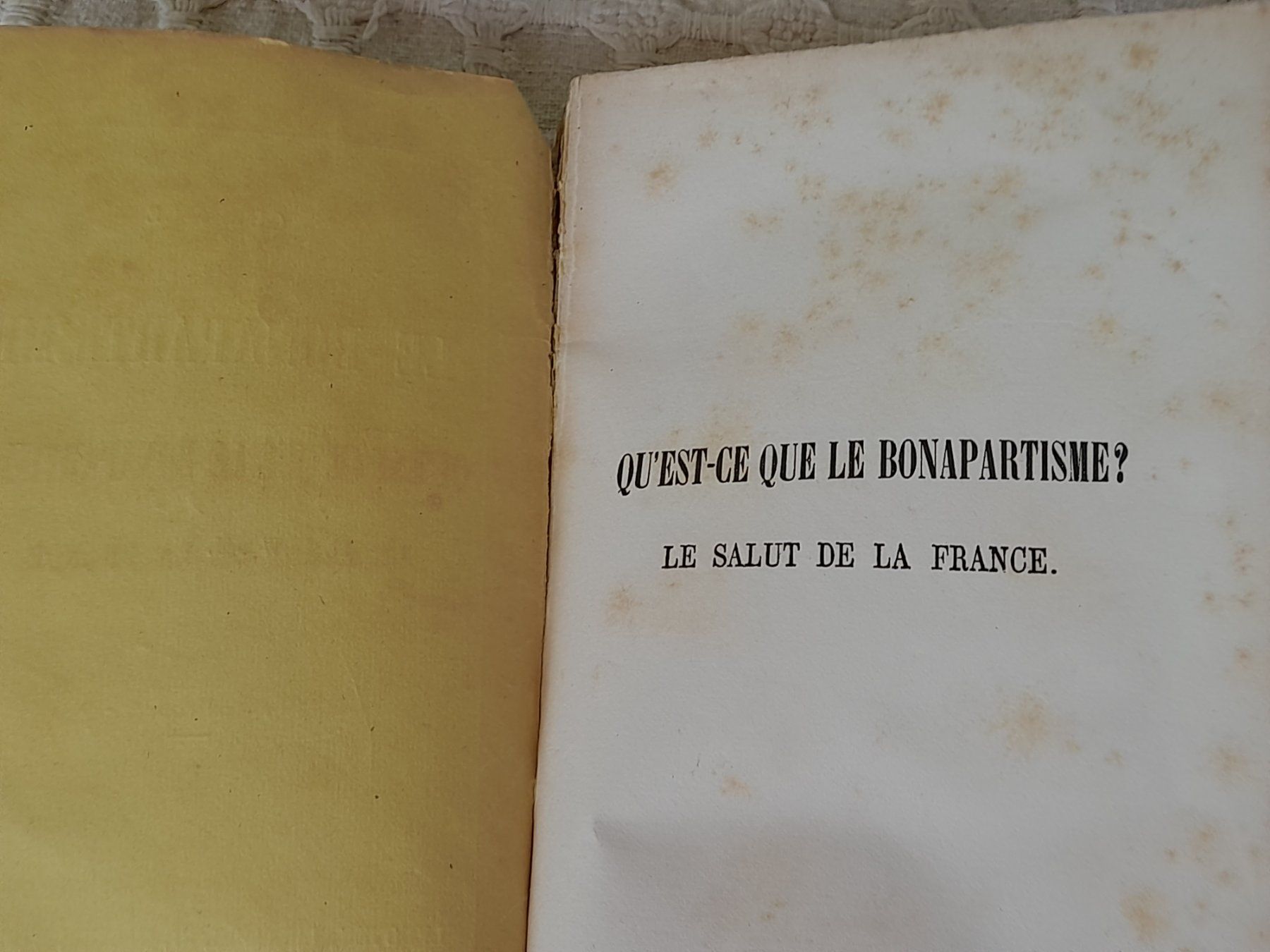 Livres: Le Bonapartisme Paris 1852 – D'occasion à Thun par JeJoe 2