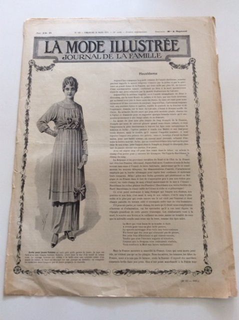 Riviste & Magazine: Journal sur la Mode 1915 – Usato da Genève venduto da edelweiss1900 2