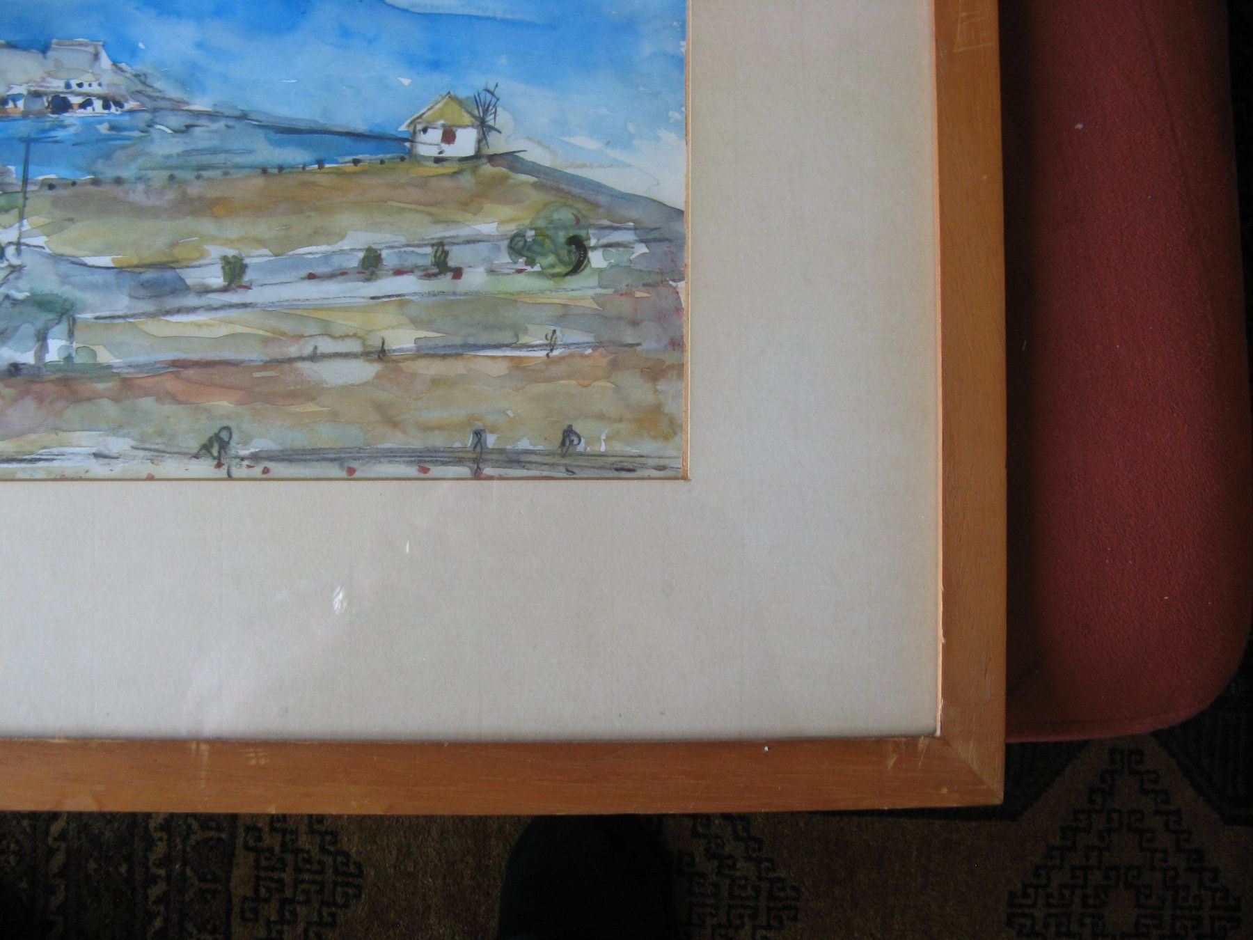 Foto & Immagini: Bild Aquarell 66,5 x 53 – Usato da Zürich venduto da apil 4