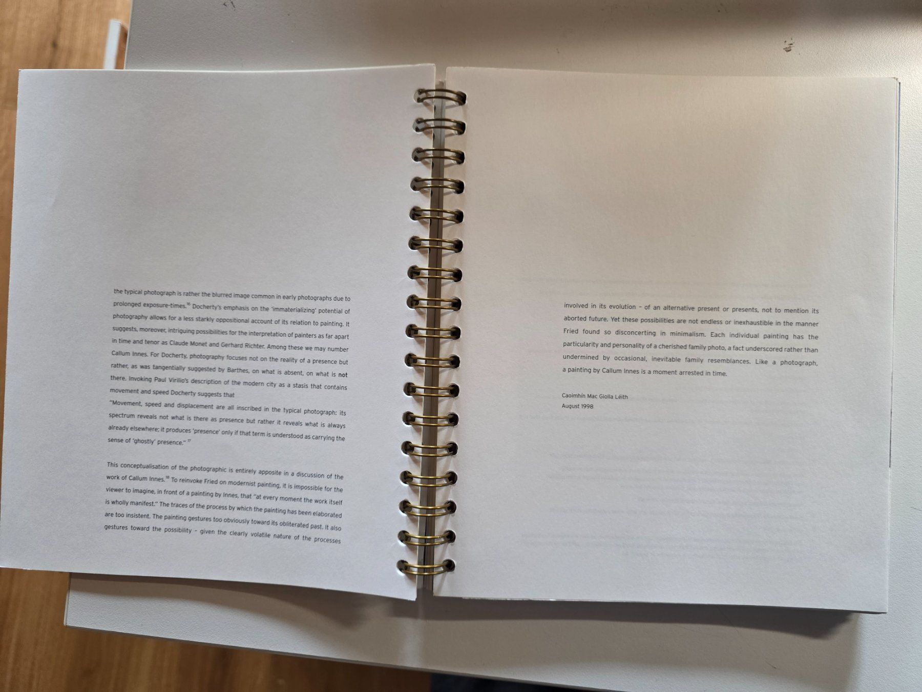 Libri: Callum Innes - Kunsthalle Bern 1998 – Usato da Walterswil BE venduto da Lonitti 8