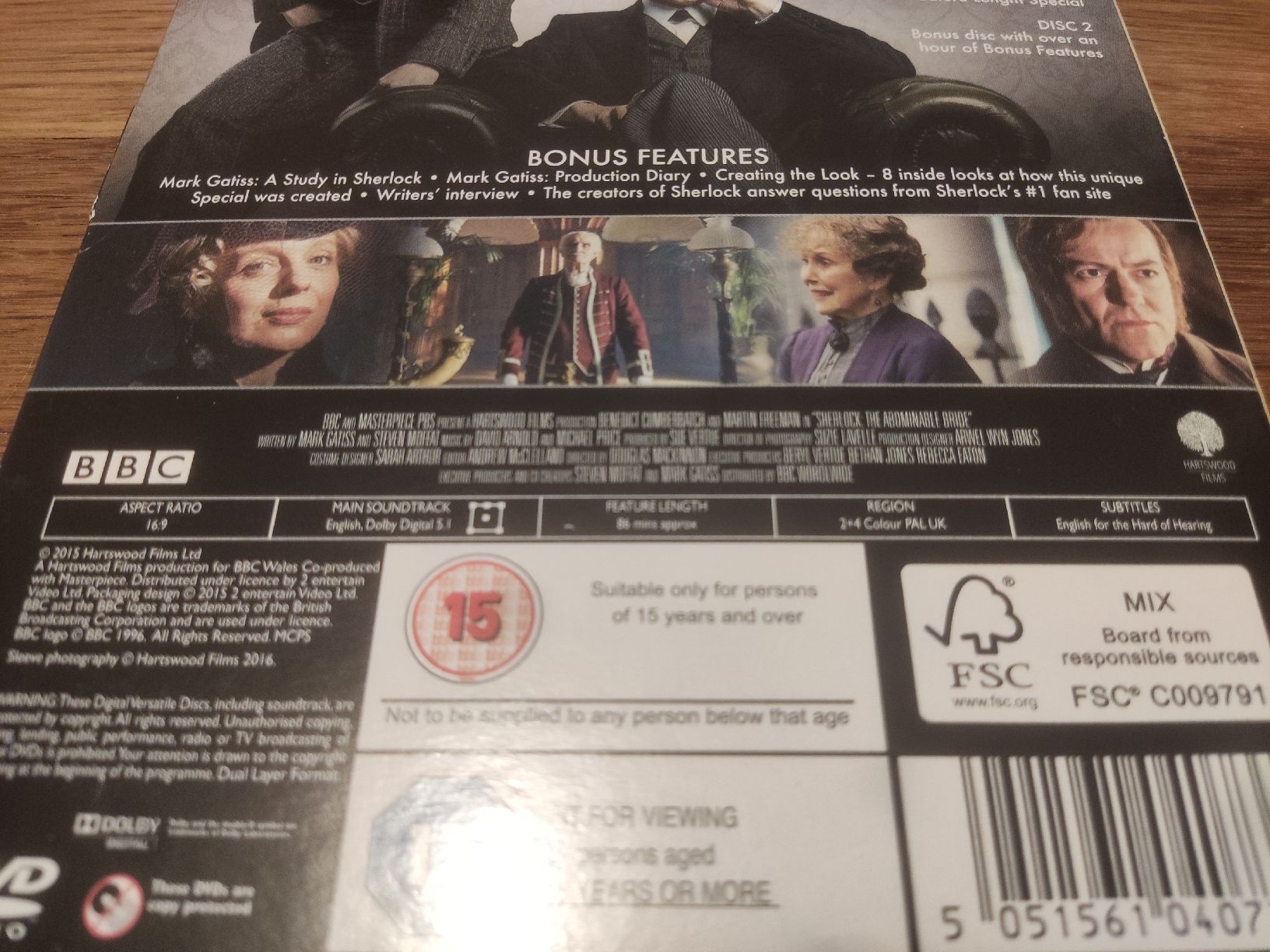 Tutti i DVDs: Sherlock - The Abominable Bride - Benedict Cumberbatch (DVD) – Usato da Oberembrach venduto da giu_7ksd 2