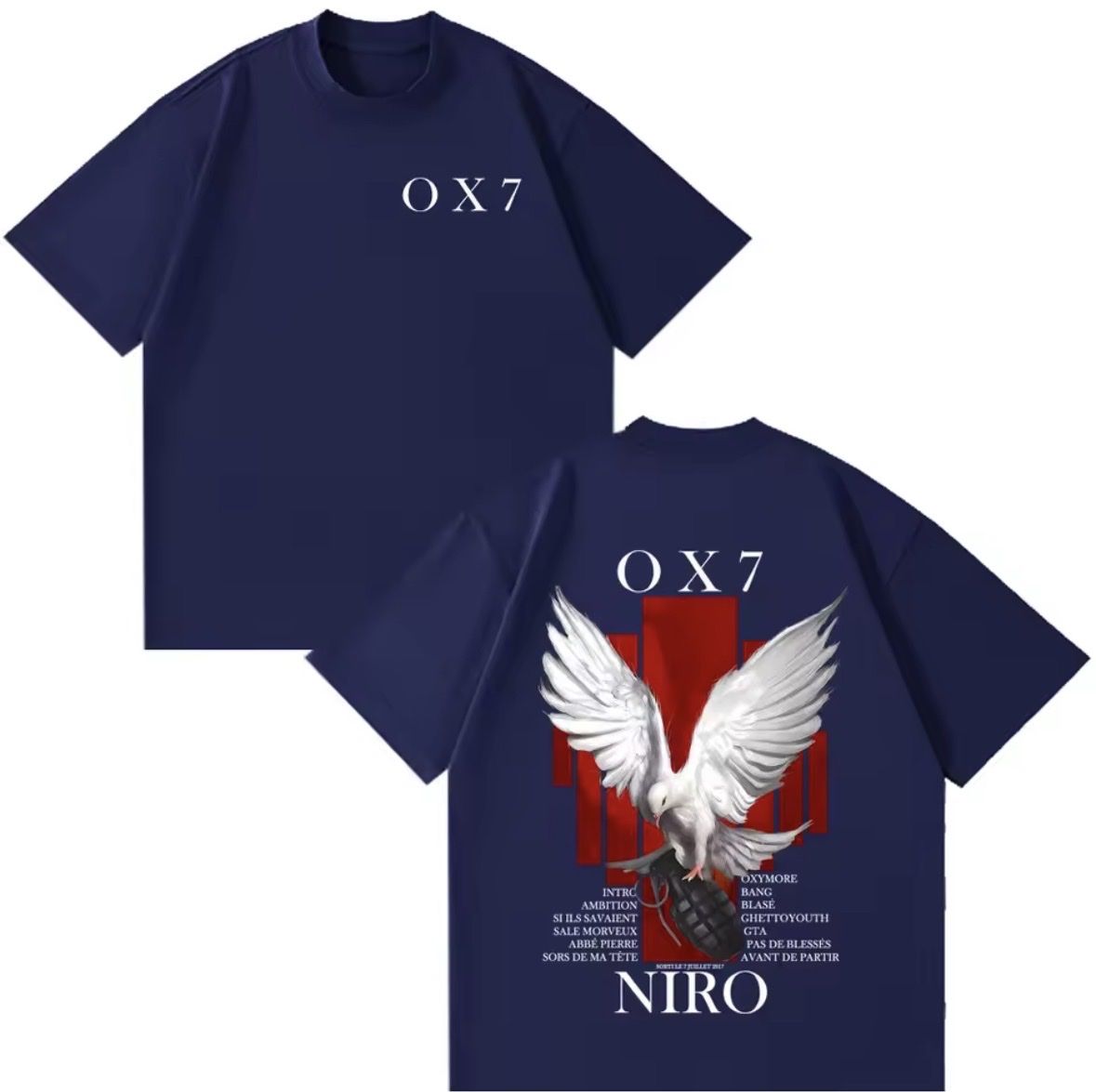 T-shirt: T shirt OX7 – Nuovo e nell'imballaggio originale da Gingins venduto da vic_lrb8 1