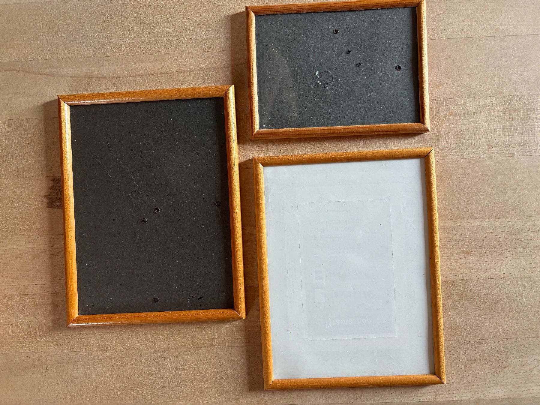 Cadres de tableaux: Vintage Bilderrahmen Holz 3er Set – D'occasion à Horgen par uge_pd5p