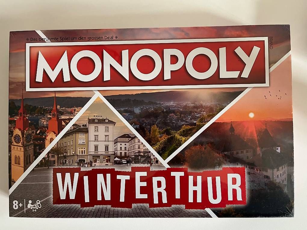 Giochi: Monopoly Winterthur neu verpackt – Nuovo e nell'imballaggio originale da Zürich venduto da Cinzbusch