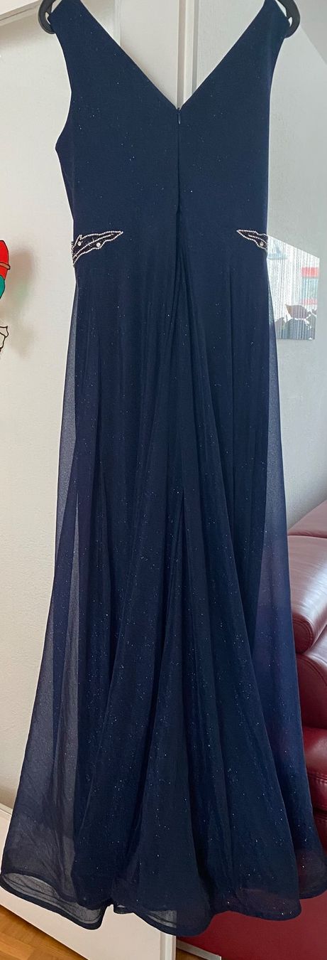 Vestiti: ABENDKLEID MIT STRASSGÜRTEL - DUNKELBLAU – Usato da Winterthur venduto da hil_7mxs 3