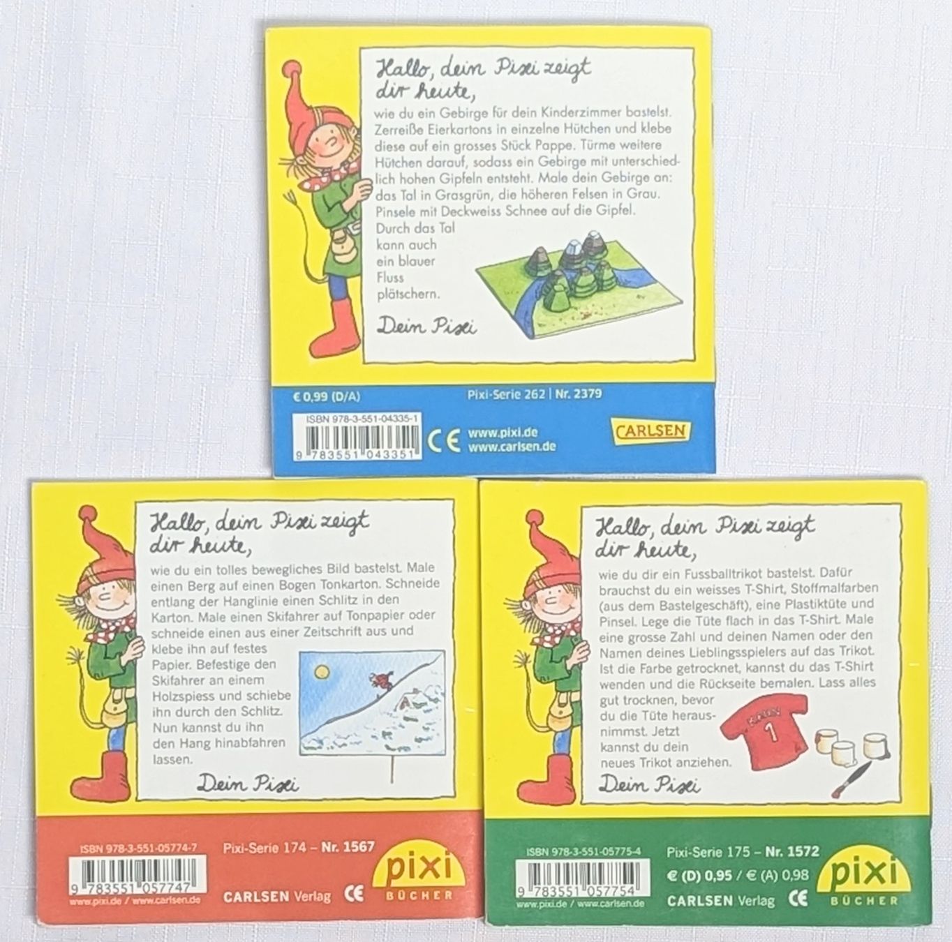 Libri: 3x Pixi Bücher - Globi & Papa Moll – Nuovo (secondo la descrizione) da Wängi venduto da ABIZONE-86 2