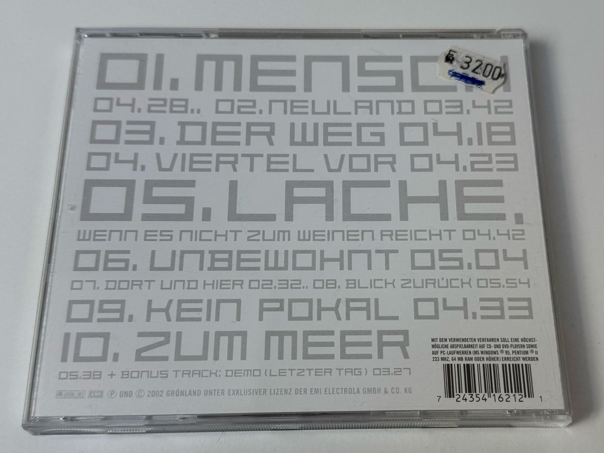 CDs: Herbert Grönemeyer - Mensch CD – Gebraucht aus Oberried Brienz von Chyara 1