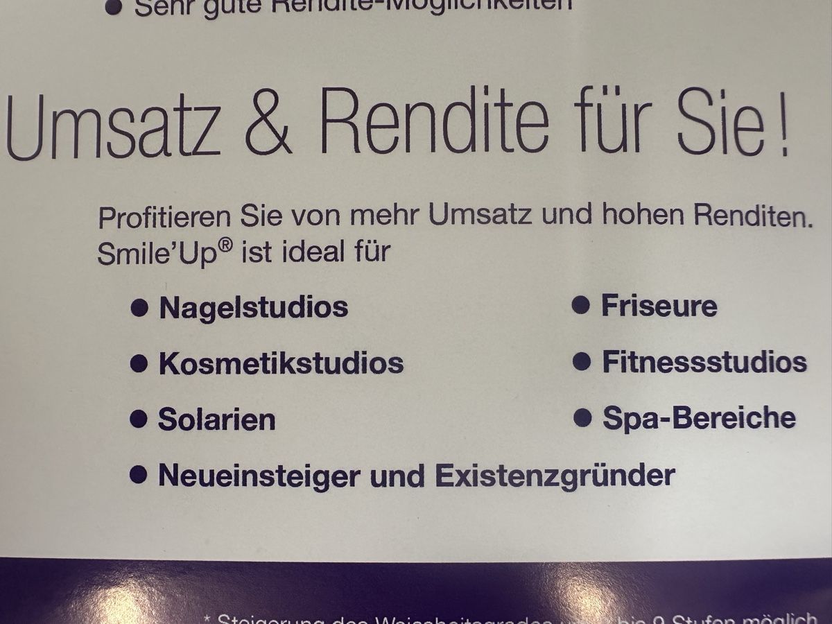 Autres soins du corps: professionelles kosmetisches Zahnbleaching – D'occasion à lyss par ma120464 7